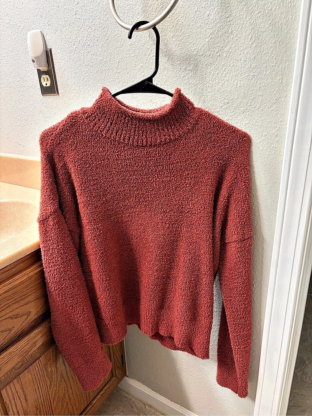 Sincerely Jules Cozy Turtleneck Sweater in Red Size Small Like New